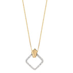 Hanger 750/18K geel goud Diamant 0.10 ct, w-si