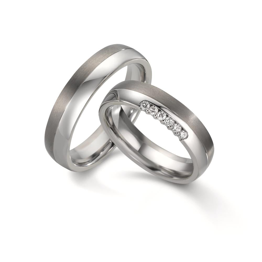 Partnerring Roestvrijstaal, Titanium