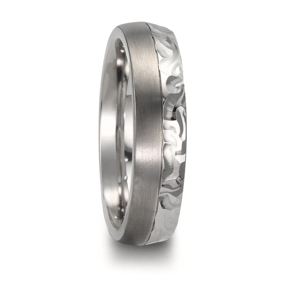 Partnerring Edelstahl, Titan