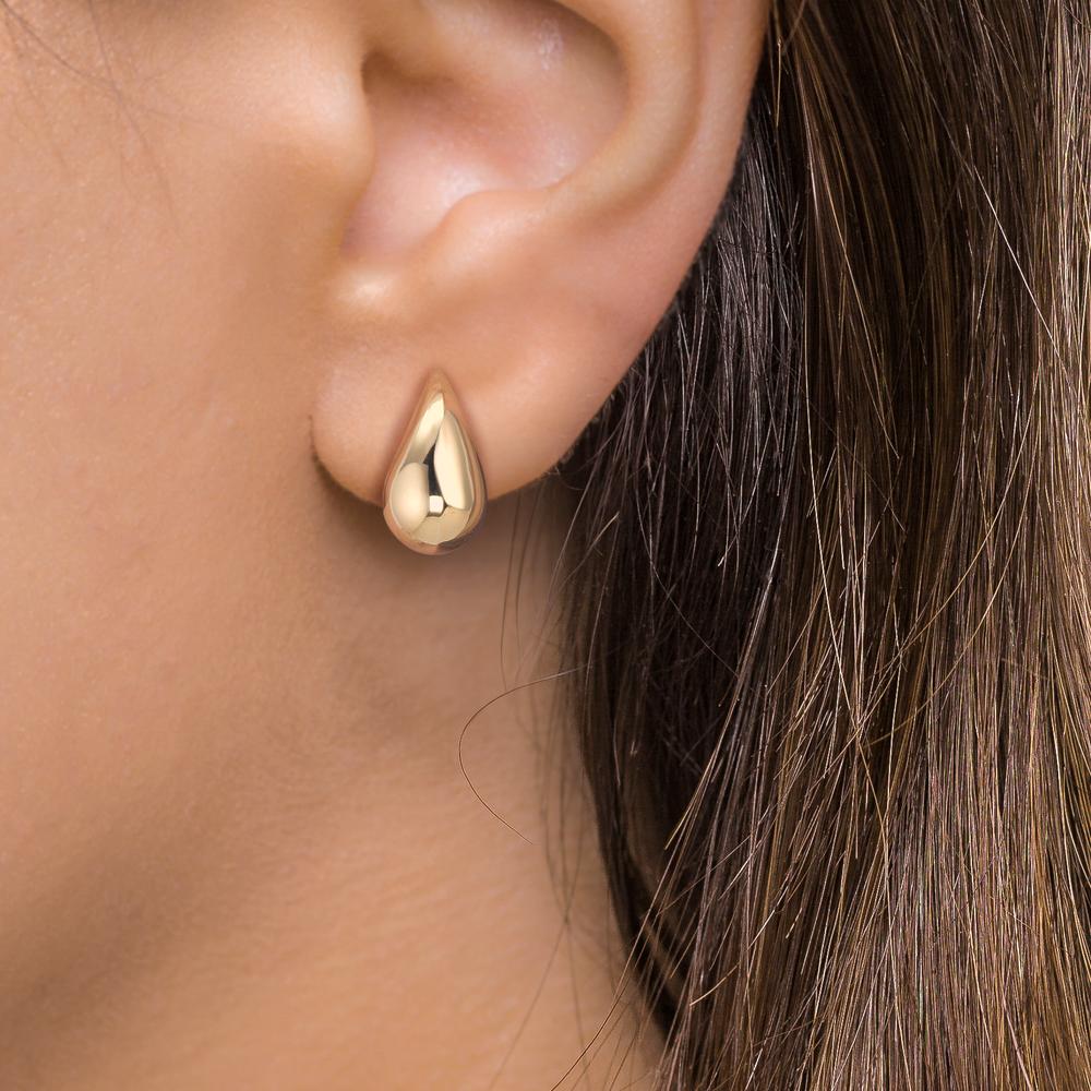 Ohrstecker 375/9 K Gelbgold Tropfen
