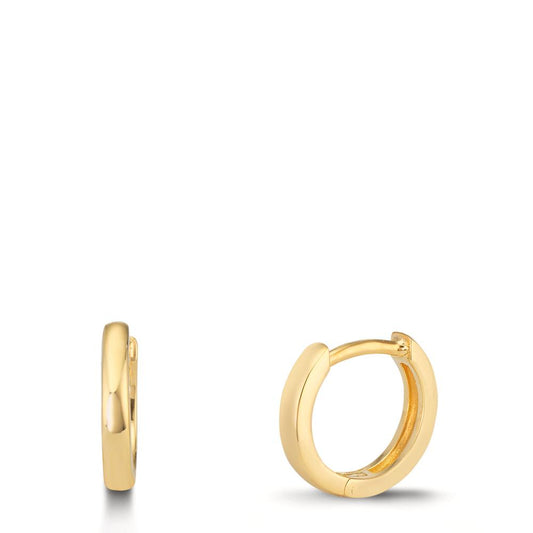 Créoles à charnières Argent jaune Plaqué or