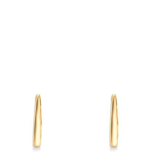 Créoles à charnières Argent jaune Plaqué or