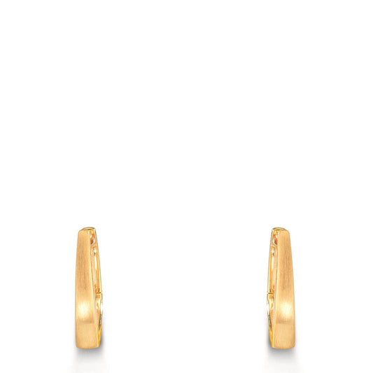 Créoles à charnières Argent jaune Plaqué or