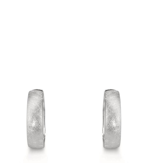 Scharnier oorringen creolen Zilver