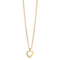 Collier 375/9 K Gelbgold Herz 38-42 cm verstellbar