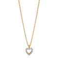 Collier 375/9K geel goud Zirkonia Hart 38-42 cm