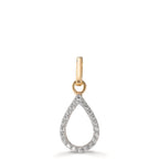 Hanger 375/9K geel goud Zirkonia