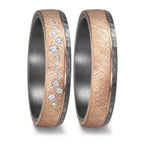 Partnerring 999 Tantaal, 585/14K roségoud