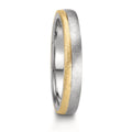 Partnerring Roestvrijstaal, 375/9K geel goud