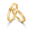 Partnerring 750/18K geel goud