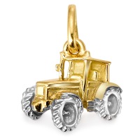 Pendentif Or jaune 375/9 K Tracteur