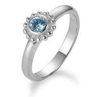 Ring Zilver Kristal Lichtblauw-531291