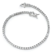 Bracelet Argent Zircone Rhodié 18 cm