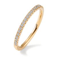 Memory ring 750/18 krt geel goud Diamant 0.165 ct, 23 Steen, w-si-597594