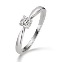 Solitaire ring 950 Platina Diamant 0.25 ct, w-si-606741