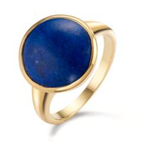Ring Zilver Lapis Lazuli Geel Verguld-607490
